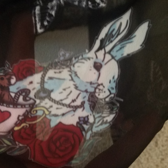 Alice in wonderland blouse hell bunny - Picture 2 of 4